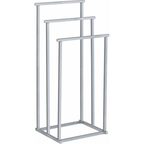 Wenko Quadro supporto per asciugamani in acciaio inox argento (1/3)