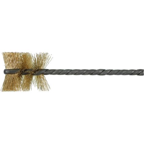 Lessmann Rohrbürste Messingdraht 0,20 mm, Bürsten-⌀ 25 mm