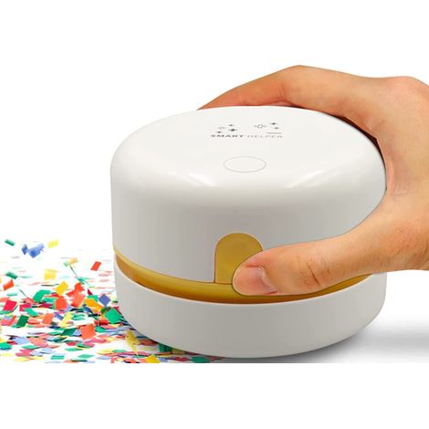 Mini aspirateur de bureau Aspirateur de bureau portable (Blanc) (1/5)