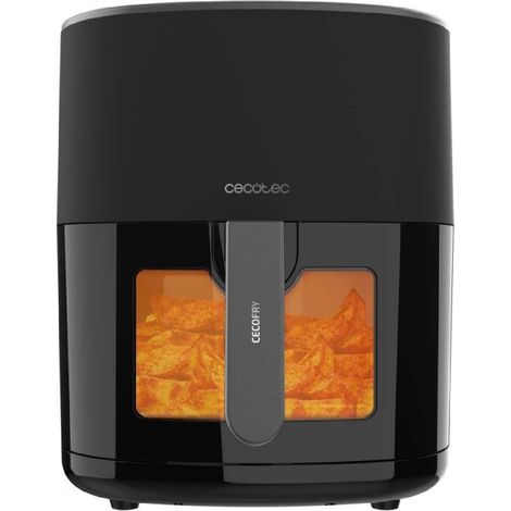 Cecotec – Friteuse sans huile 6,5 L – 1700W – Technologie PerfectCook – 12 menus préconfigurés – Fenêtre de visualisation