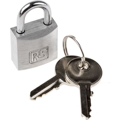 Cadenas de sécurité RS PRO en Aluminium, Ø anse 4mm ( Prix pour 1 ) (1/2)