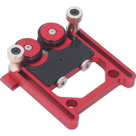 Guide à Rouleau pour Scie à Table en Alliage d'Aluminium, Rouleau d'Alimentation à Double Roue avec Roulement à Sens Unique, Outil Auxiliaire de Poussoir pour Travail du Bois (1/5)