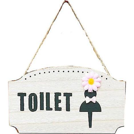 Panneau de toilettes en bois (1 pièce) (1/3)