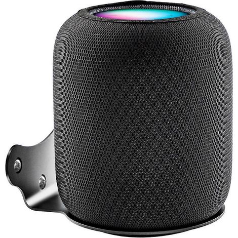 Wandhalterung mit Kratzschutz für Smart Speaker HomePod 2 B – Schwarz