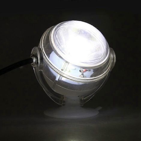 Éclairage submersible LED pour aquarium, mini lampe projecteur sécurisée pour poissons, résistante à l'eau, idéale pour petits bacs et décorations aquatiques.