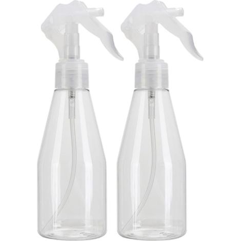 Pulvérisateur pour Produits de Nettoyage 200ml en Plastique Léger et Étanche, Pack de 2 Bouteilles sans Odeur pour Jardinage et Soins Capillaires (1/5)