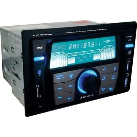 New Majestic SV-517 RDS BT DAB Negro 180 W Bluetooth