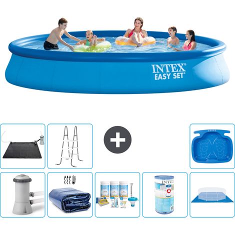 Intex Piscine Easy Set Ronde - 457x84 cm - 9-pièces S41209 (1/5)