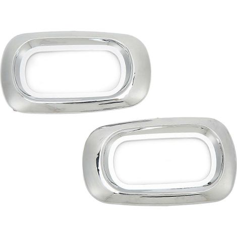 Paar seitliche LED-Positionsleuchtenabdeckungen mit Chromblenden, wasserdicht, hitzebeständig, selbstklebend für CRV 2002 (1/5)