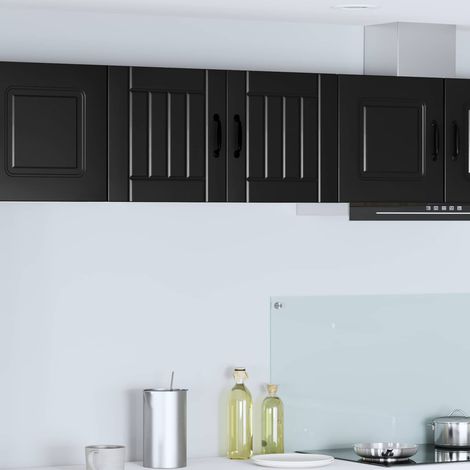 Küchenschrank Lucca 2 pcs Schwarz 40 x 31 x 40 cm Holzwerkstoff