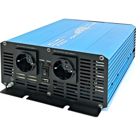 Spannungswandler TS 12V 1500 Watt reiner SINUS (1/5)