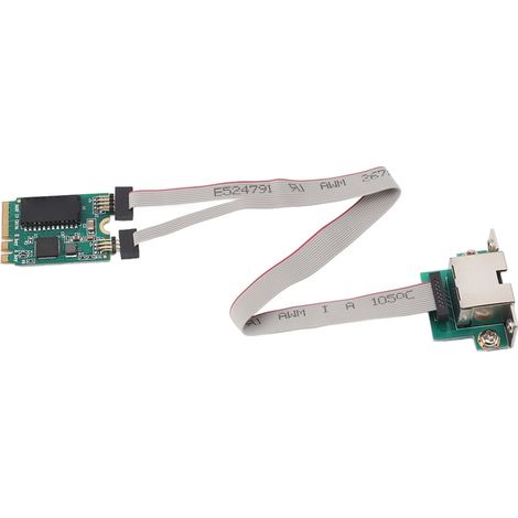 Carte réseau Ethernet M.2 RTL8111F 1Gbit/s / 100Mbit/s multigigabit pour Windows 7, 8, 10 et 11 et Linux (1/5)