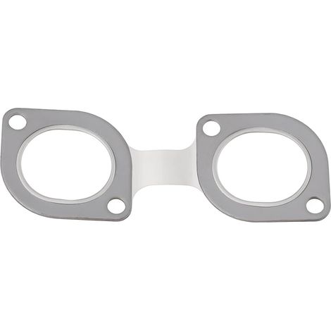 1 Pièce Joint de Collecteur d'Échappement Argent Remplace OEM 11627509677 Compatible avec Série 5 Compatible avec X5 Compatible avec Range Rover