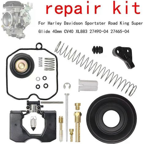 Kit de réparation de carburateur pour moto Harley Davidson CV40 (référence 27421-99C).