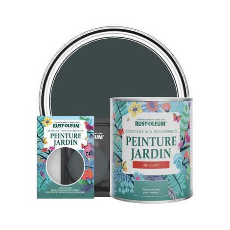 Peinture Jardin, Finition Brillante - Sable Noir (1/3)