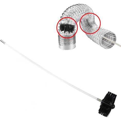 Ensemble de 23 pièces : brosse pour tuyau de perceuse électrique, brosse pour conduit de sécheuse de 62,5 cm, brosse électrique pour le nettoyage de cheminée (1/5)
