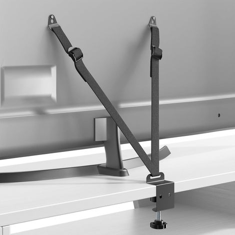 Sangles Anti-Basculement pour TV VESA, 2 Montages (Table/Mur) (1/5)