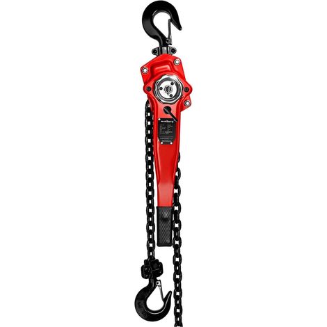 Paranco a leva - 1.500 kg - 2 m attrezzi officina 140007151