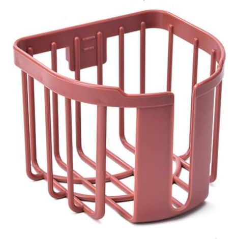 Selbstklebender Wandorganizer für Taschentücher, kein Bohren erforderlich – Rot (1/3)