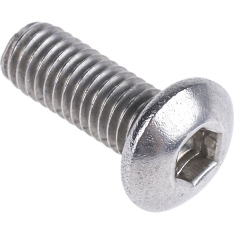 Vis à six pans creux, M3 x 8mm, tête Vis bombée à tête creuse hexagonale, en Acier Inoxydable ( Prix pour Boîte de 100 ) (1/3)