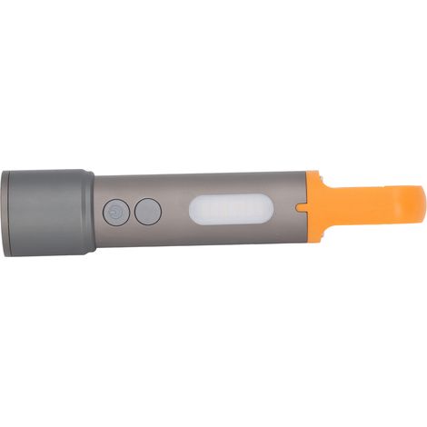 Lampe torche rechargeable 5 modes d'éclairage, étanche IP65, port USB-C, mise au point télescopique, batterie 2000 mAh, idéale pour le camping. (1/5)