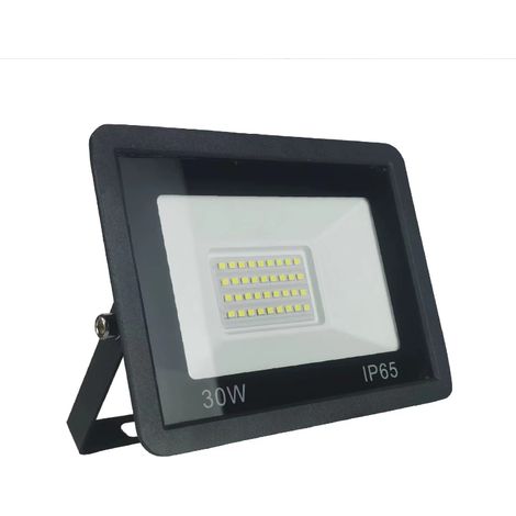 Lot de 2 Projecteurs LED Blanc Froid 30W Extérieur, Projecteur à LED étanche IP66 pour Jardin Projecteur Extérieur LED