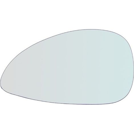 Vetro specchio retrovisore lato sx per citroen c4 i dal 2005-2009 (1/5)