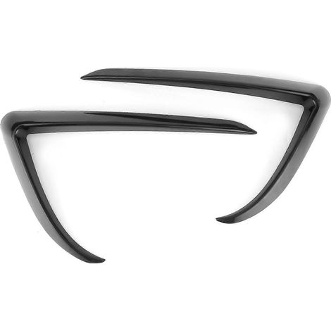 Nebelscheinwerfer-Abdeckungen (Augenbrauen) für Tesla Model 3, Schwarz