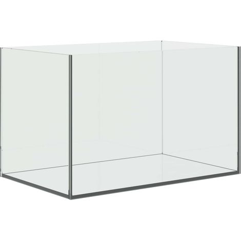 Acquario con archiviazione Trasparente 40 x 25 x 25 cm Vetro vidaXL