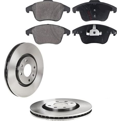 KIT FRENI ANTERIORI compatibile con CITROEN DS5 - DISCHI + PASTIGLIE OEM: FDB1972, FDB4313 / 17818 , 18246 /SOSTITUZIONE DIRETTA/BASSA POLVERE/SILENZIOSO (1/5)