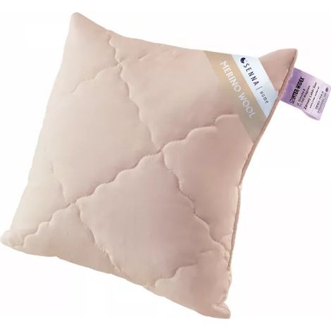 Cuscino 40x40 LANA MERINO Senna Home Rosa (1/2)