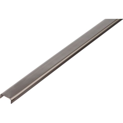 ALBERTS U-Profil, Edelstahl, LxBxHxS 1000 x 16 x 10 x 1,5 mm (1/3)