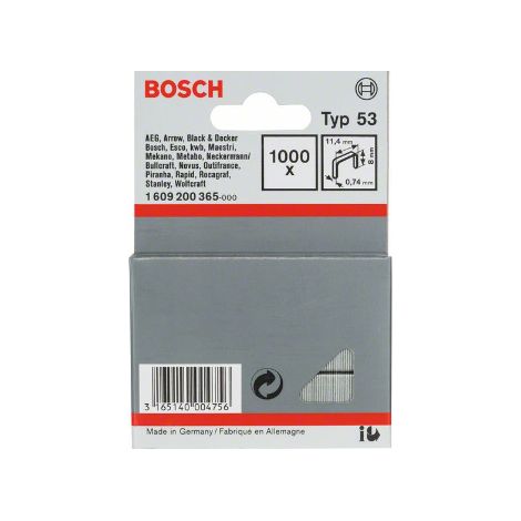 1609200365 - Graffetta a filo fine tipo 53 11,4 x 0,74 x 8 mm