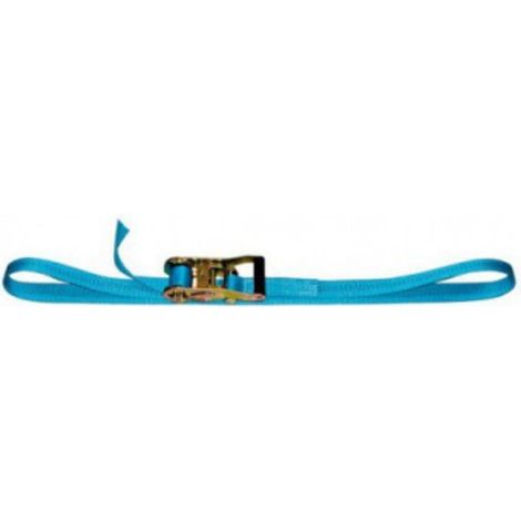 Sangle arrimage extérieur polyester sans fin 35 mm boucle cliquet 3000kg LEVAC - 4558