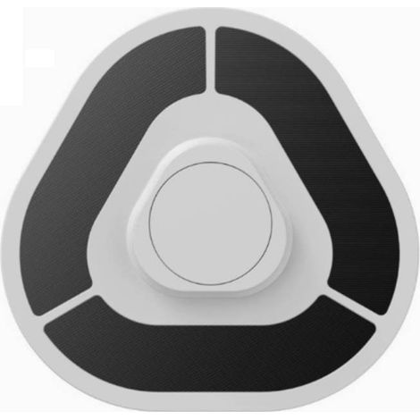 Ein Waschmodul, Zubehör für Saugroboter, Leichtbauausführung zur Staubaufnahme. (1/5)