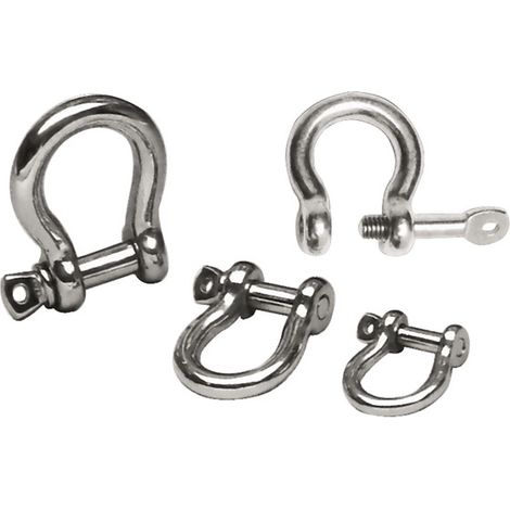 Manille lyre inox - ORANGEMARINE - 6 mm