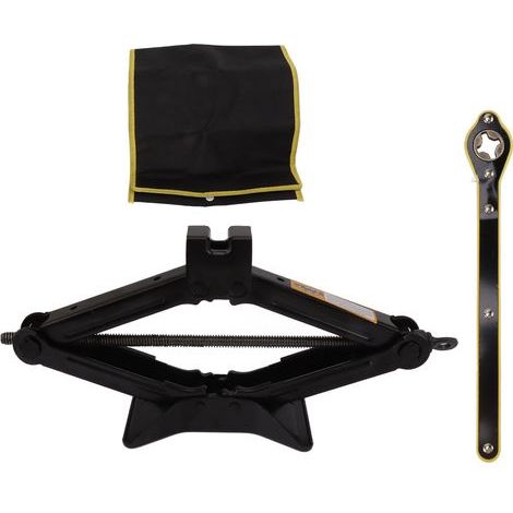 2-ton folding scissor jack with crank for wheel changing (1/5)