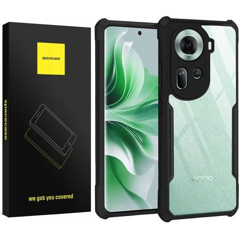 Oppo Reno 11 5G mit schwarzem Spacecase Beetle (1/5)