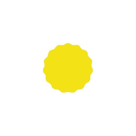 Etiquetas para tarros de 5,5 cm, 48 unidades, color amarillo mate. (1/2)