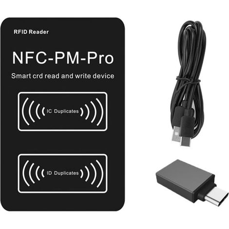 Intelligenter RFID-Chip-Leser, PM PRO-Decoder, NFC-Schlüsselduplikator, IC-ID-Chip- und Ausweisklonierung, 13,56 MHz und 125 kHz, Ausweisbeschreibung, Token- und Kartenklonierung (1/4)