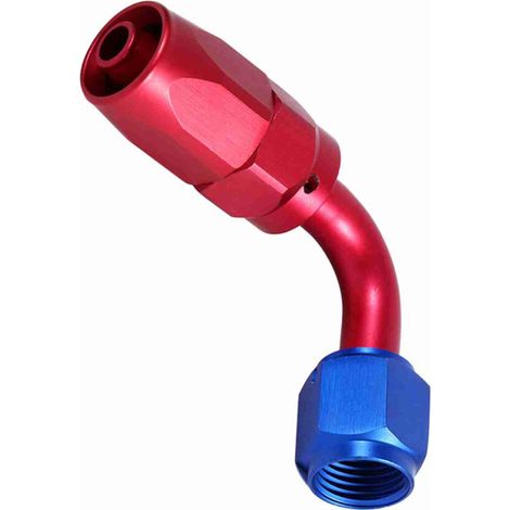 Geeignet für hochbelastbare AN6 90-Grad-Drehgelenk-Schlaucharmaturen, blaue und rote Lackierung.