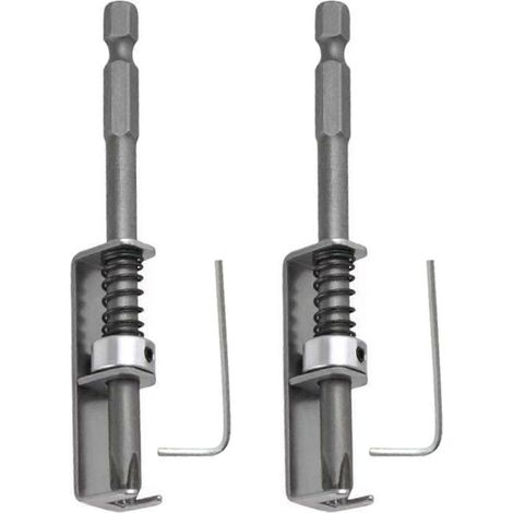 Embout de vissage magnétique PH2, embout de tournevis à ressort, tige hexagonale pour un perçage et un positionnement des vis faciles-AquaForge (1/5)