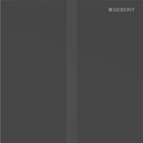 Geberit Betätigungsplatte für Urinalsteuerungen Typ 40, eckig, 12,5x12,5x0,2cm, Schwarz Matt, 246121141 (1/5)