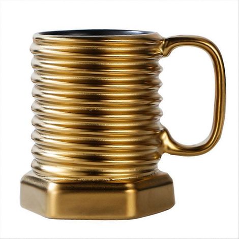 Drôle screw design mug à café céramique café tasses (1/5)