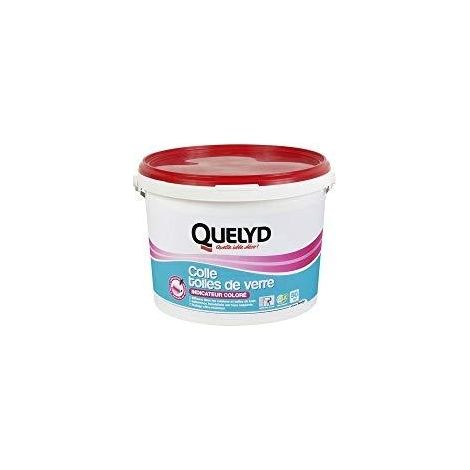 Lata de pegamento de tela de vidrio rosa 10 kg - Quelyd