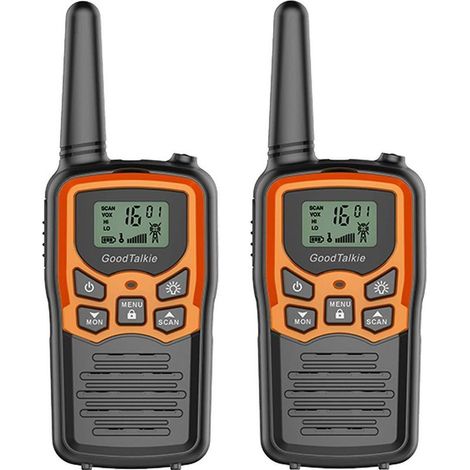 Talkie-walkie longue portée Randonnée Camping Home Talkie-walkie (Pack de 2 orange) (1/5)
