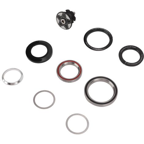 Jeu de direction vélo VTT et route, alliage aluminium 41.8/42-52mm, pour cadre conique, léger et durable. (1/5)