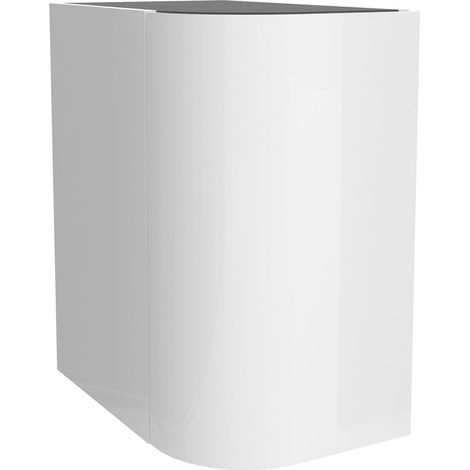 Salgar Schrankelement wandhängend ALLIANCE 300 links / rechts 1 geschwungene Tür zum Öffnen mit Pushsystem WEIß GLÄNZEND 300 x 540 x 450 mm (1/4)
