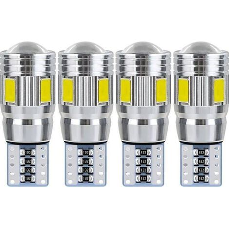 Ampoule LED, veilleuse LED pour voiture, compatible avec les feux de plaque d'immatriculation et les feux de stationnement,lot de 4 (1/3)