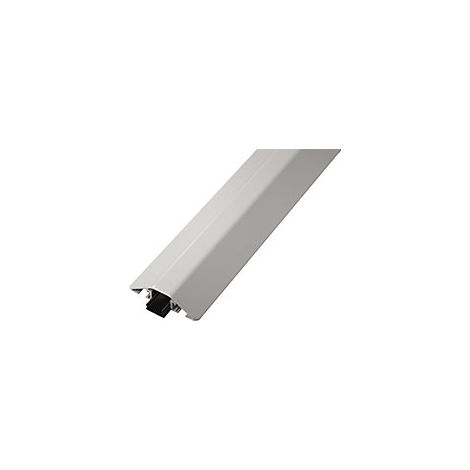Canal para cable de aluminio  L x A x H 2000 x 80 x 20 mm  en